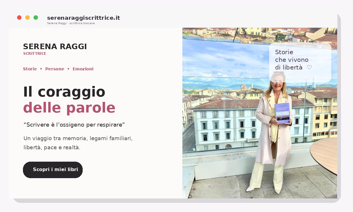 Anteprima Serena Raggi Scrittrice