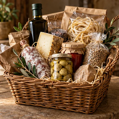 Cesto dei sapori del territorio